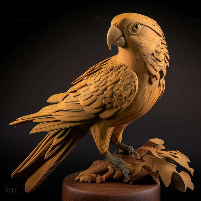 3D model parrot (STL)
